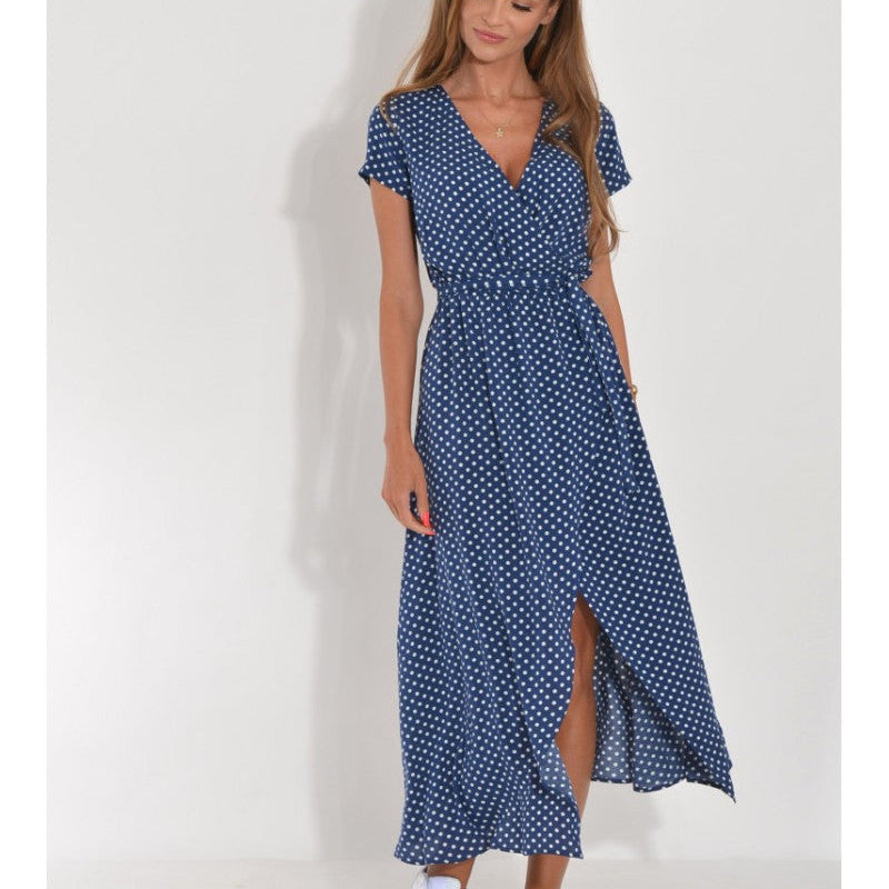 MADISON | Abito con scollo a V e dettaglio fiocco