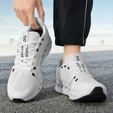 Sneakers da uomo in mesh traspirante con lacci