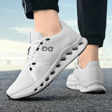 Sneakers da uomo in mesh traspirante con lacci