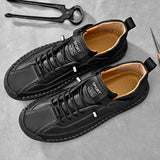 Scarpe uomo stringate basse effetto pelle texturizzato