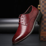 Scarpe derby uomo stringate in similpelle