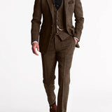 Abito tre pezzi uomo slim fit monopetto